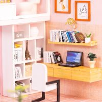 Dream Girl Heart DIY Miniature dollhouse kit