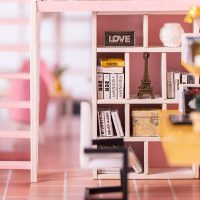 Dream Girl Heart DIY Miniature dollhouse kit