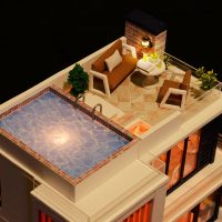 Florence DIY Miniature dollhouse kit
