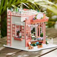 Gypsophila DIY Miniature dollhouse kit without dust cover