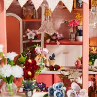 Gypsophila DIY Miniature dollhouse kit without dust cover