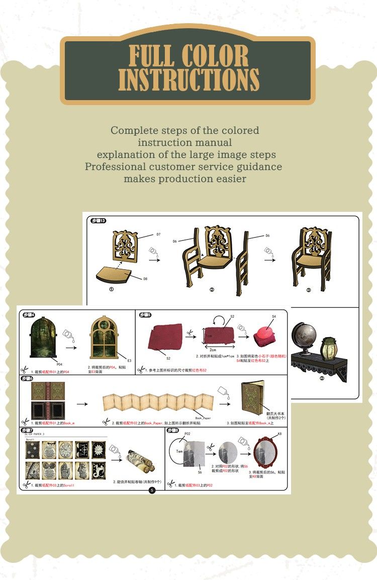 Scholar’s ​​dream DIY Book Nook Shelf Insert Kit