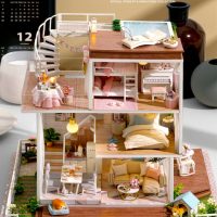 Simple life DIY Miniature dollhouse kit