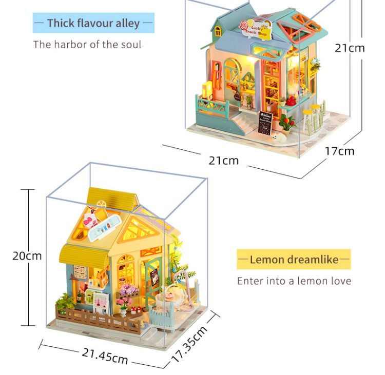 Snack & Milktea Shops DIY Miniature House